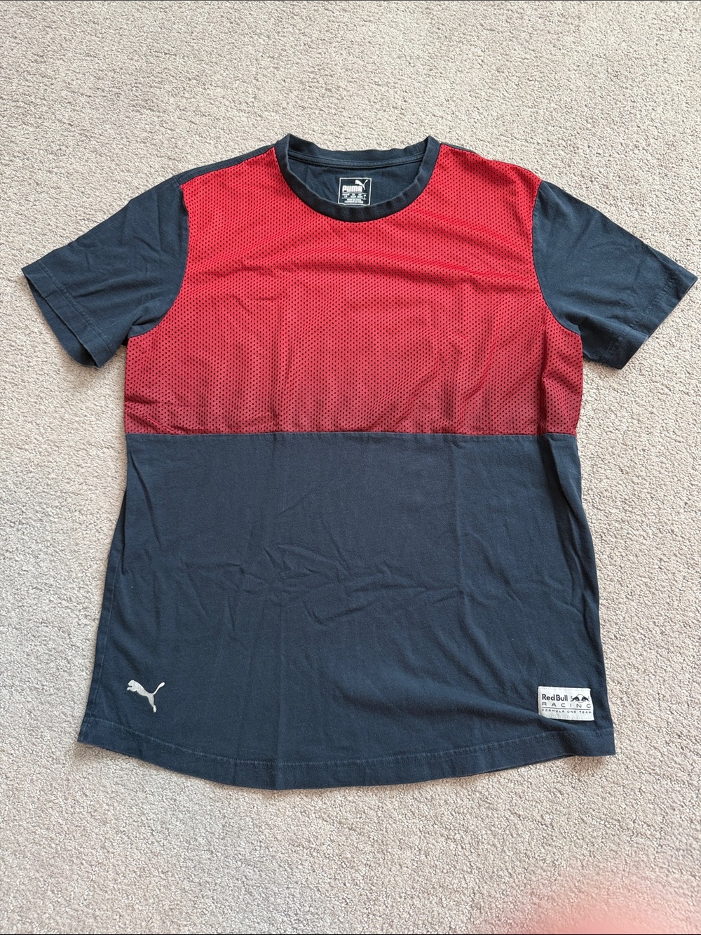 2017 Formula 1 Redbull Racing RB13 Puma Colorblock Tee - Mens Large
